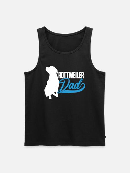 Rottweiler Dad - Men's Premium Organic Tank Top - black