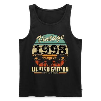 Vintage 1998 Legend Gift Idea - Débardeur bio Premium Homme - noir - Devant - Michal (187cm)