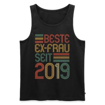 Weltbeste Ex-Frau seit 2019 Scheidungs - Männer Premium Bio Tank Top - Schwarz - Vorne - Michal (187cm)