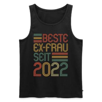 Weltbeste Ex-Frau seit 2022 Scheidungs - Männer Premium Bio Tank Top - Schwarz - Vorne - AI Model Male 178 light (178cm)