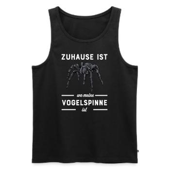 Vogelspinne I Tarantula Terrarium Motiv für - Männer Premium Bio Tank Top - Schwarz - Vorne - Michal (187cm)