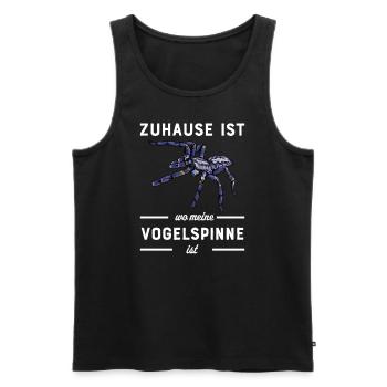 Vogelspinne I Tarantula Terrarium Motiv für - Männer Premium Bio Tank Top - Schwarz - Vorne - Michal (187cm)