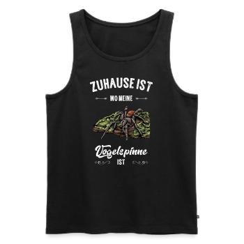 Vogelspinne I Tarantula Terrarium Motiv für - Männer Premium Bio Tank Top - Schwarz - Vorne - Michal (187cm)