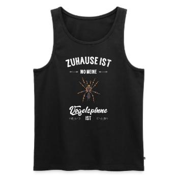Vogelspinne I Tarantula Terrarium Motiv für - Männer Premium Bio Tank Top - Schwarz - Vorne - Michal (187cm)
