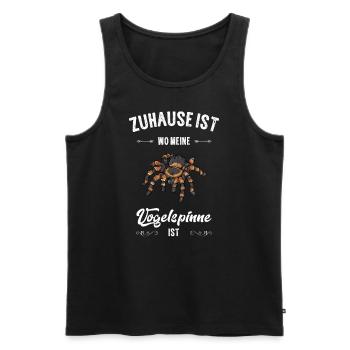 Vogelspinne I Tarantula Terrarium Motiv für - Männer Premium Bio Tank Top - Schwarz - Vorne - Michal (187cm)