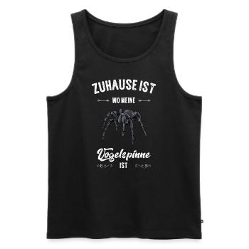 Vogelspinne I Tarantula Terrarium Motiv für - Männer Premium Bio Tank Top - Schwarz - Vorne - Michal (187cm)