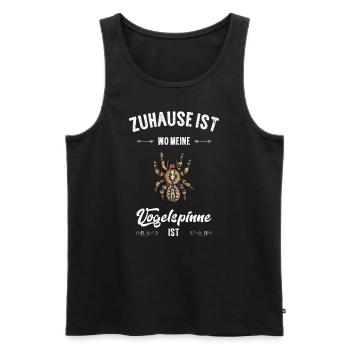 Vogelspinne I Tarantula Terrarium Motiv für - Männer Premium Bio Tank Top - Schwarz - Vorne - Michal (187cm)