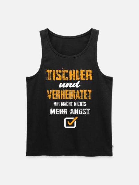 Tischler - Männer Premium Bio Tank Top - Schwarz