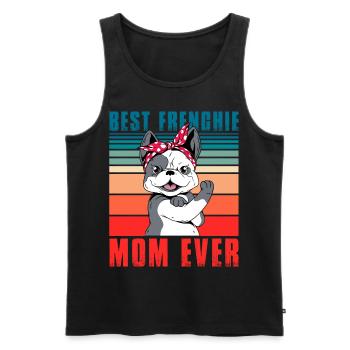 Meilleure Frenchie Mom Ever Bulldog - Débardeur bio Premium Homme - noir - Devant - Michal (187cm)