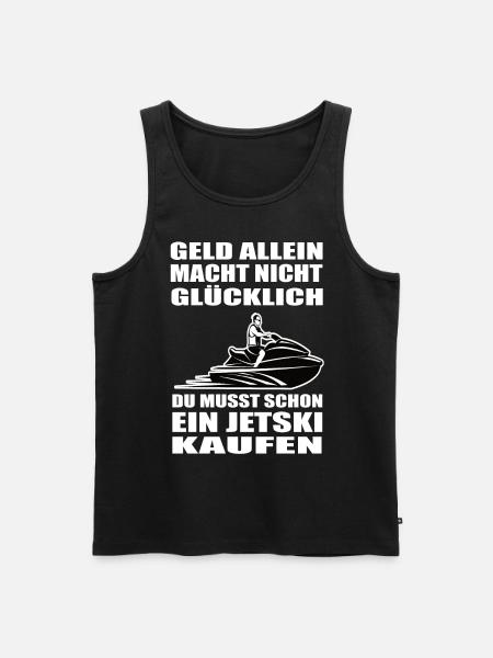 Jetski - Männer Premium Bio Tank Top - Schwarz