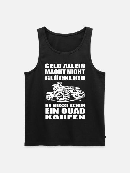 Quad - Männer Premium Bio Tank Top - Schwarz