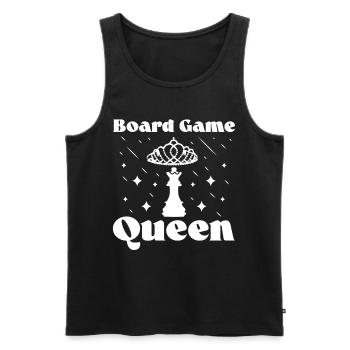 Board Game - Men's Premium Organic Tank Top - charcoal grey - Front - Alexander (188cm)
