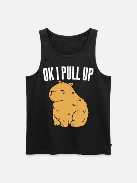 Ok I Pull Up - Men's Premium Organic Tank Top - black