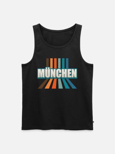 Munich Munich Munich - Men's Premium Organic Tank Top - black