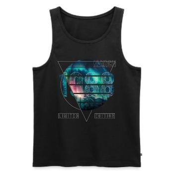 Limited Edition 1988 März Geburtstag Polarlicht - Männer Premium Bio Tank Top - Schwarz - Vorne - AI Model Male 178 light (178cm)