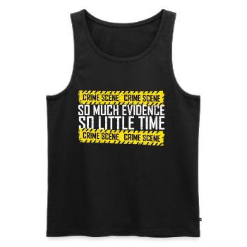Forensics Forensic Scientist Forensic Science - Men's Premium Organic Tank Top - black - Front - AI Model Male 178 light (178cm)