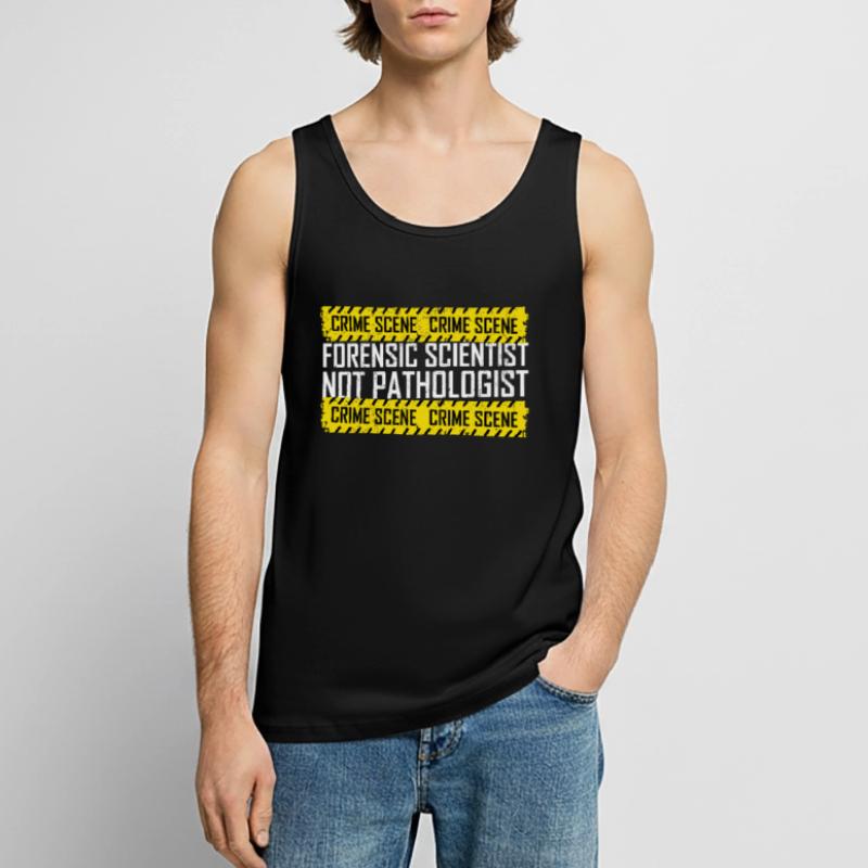 Forensics Forensic Scientist Forensic Science Men's Premium Organic Tank Top