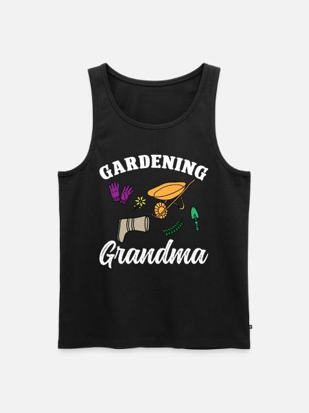 Jardinage grand-mère - Débardeur bio Premium Homme - noir