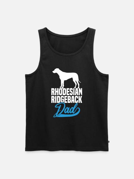 Rhodesian Ridgeback Dad - Men's Premium Organic Tank Top - black