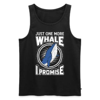 Whale Watching Whale Watching Orca Blue Whale - Men's Premium Organic Tank Top - black - Front - AI Model Male 178 light (178cm)