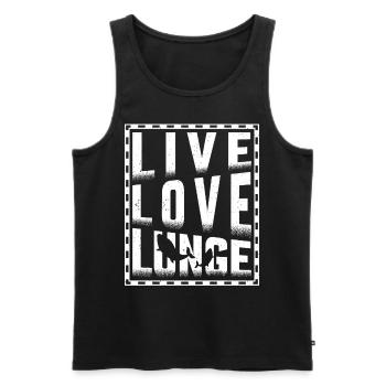 Whale Watching Whale Watching Orca Blue Whale - Men's Premium Organic Tank Top - black - Front - AI Model Male 178 light (178cm)