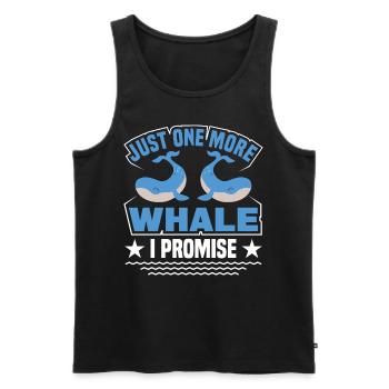 Whale Watching Whale Watching Orca Blue Whale - Men's Premium Organic Tank Top - black - Front - AI Model Male 178 light (178cm)