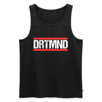 Dortmunderin Dortmunder Dortmund - Männer Premium Bio Tank Top - Schwarz - Vorne - AI Model Male 178 light (178cm)