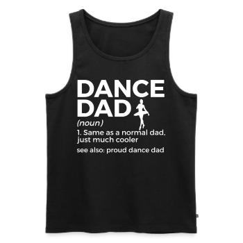 Dancing for dancers - Men's Premium Organic Tank Top - black - Front - Michal (187cm)