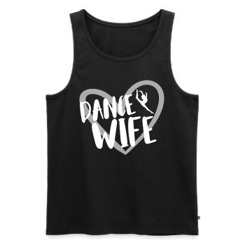 Dancing for dancers - Men's Premium Organic Tank Top - black - Front - Michal (187cm)