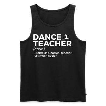 Danse pour les professeurs de danse - Débardeur bio Premium Homme - noir - Devant - Michal (187cm)