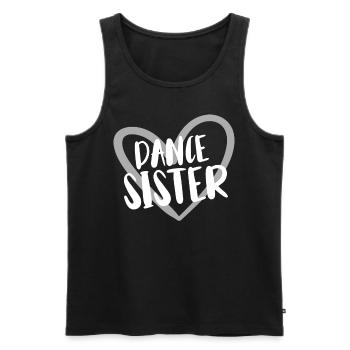 Dancing for dancers - Men's Premium Organic Tank Top - black - Front - Michal (187cm)