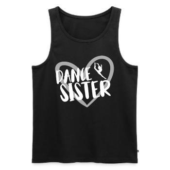 Dancing for dancers - Men's Premium Organic Tank Top - black - Front - Michal (187cm)
