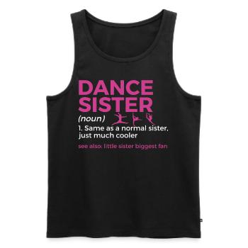Dancing for dancers - Men's Premium Organic Tank Top - black - Front - Michal (187cm)