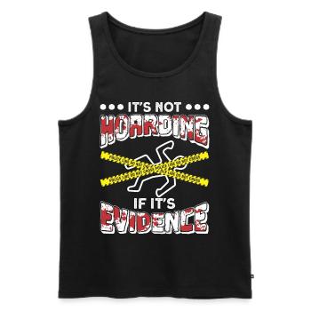Forensic Scientist Forensic Forensic Science - Men's Premium Organic Tank Top - black - Front - AI Model Male 178 light (178cm)