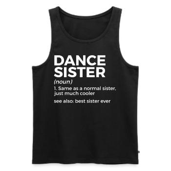 Dancing for dancers - Men's Premium Organic Tank Top - black - Front - Michal (187cm)