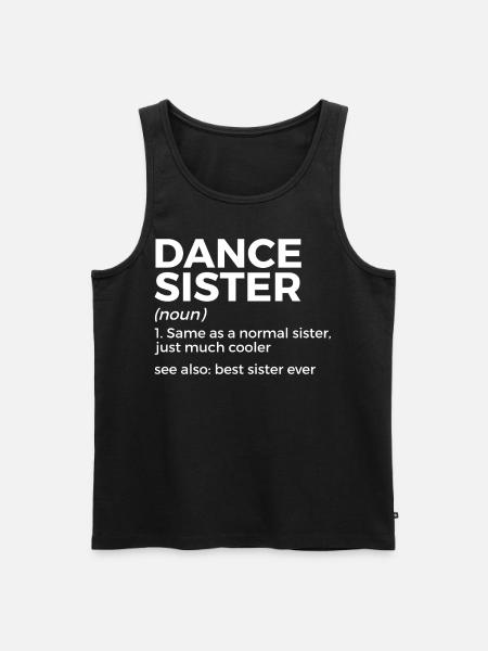 Tanzen Für Tänzer - Männer Premium Bio Tank Top - Schwarz