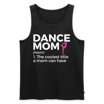 Dancing for dancers - Men's Premium Organic Tank Top - black - Front - Michal (187cm)