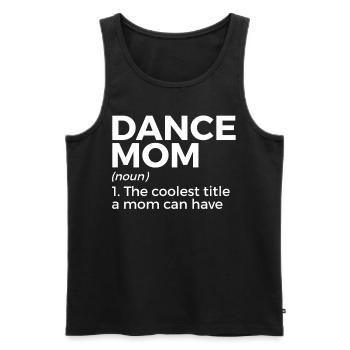 Dancing for dancers - Men's Premium Organic Tank Top - black - Front - Michal (187cm)