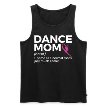 Dancing for dancers - Men's Premium Organic Tank Top - black - Front - Michal (187cm)