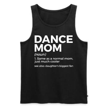 Dancing for dancers - Men's Premium Organic Tank Top - black - Front - Michal (187cm)