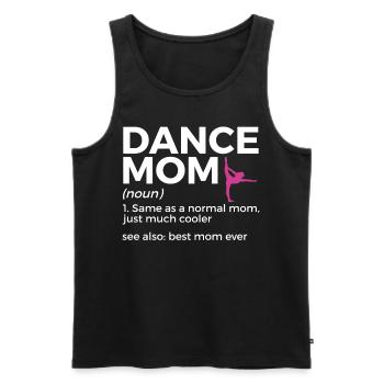 Dancing for dancers - Men's Premium Organic Tank Top - black - Front - Michal (187cm)