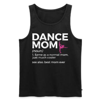 Dancing for dancers - Men's Premium Organic Tank Top - black - Front - Michal (187cm)
