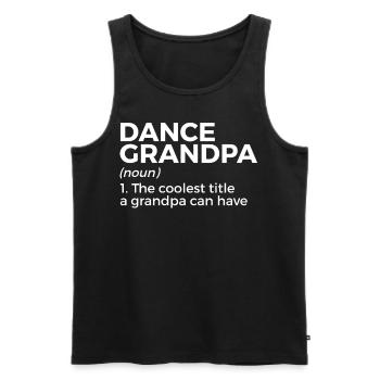 Dancing for dancers - Men's Premium Organic Tank Top - black - Front - Michal (187cm)