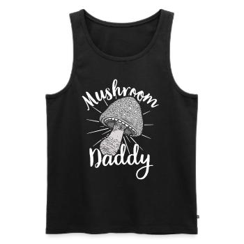 Mushroom picker mushroom mushroom hunter mushroom lover mushroom farm - Men's Premium Organic Tank Top - black - Front - Michal (187cm)