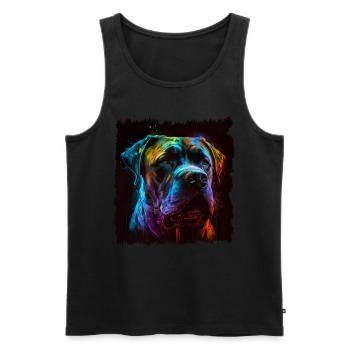 Cane Corso für einen Cane Corso Besitzer - Männer Premium Bio Tank Top - Schwarz - Vorne - Michal (187cm)