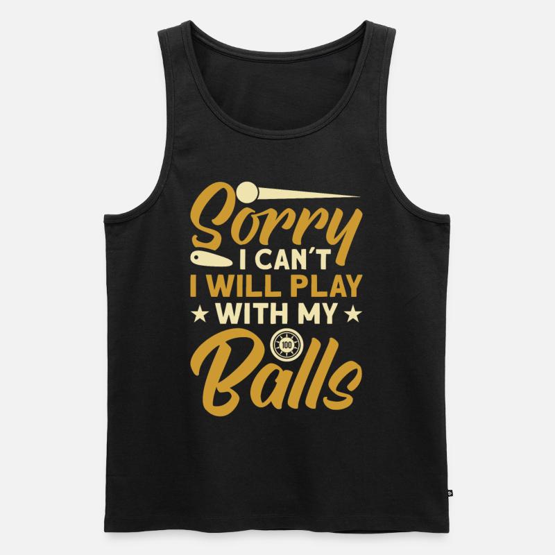 Flipper Retro Pinball Flipperautomat Bumper - Männer Premium Bio Tank Top - Schwarz