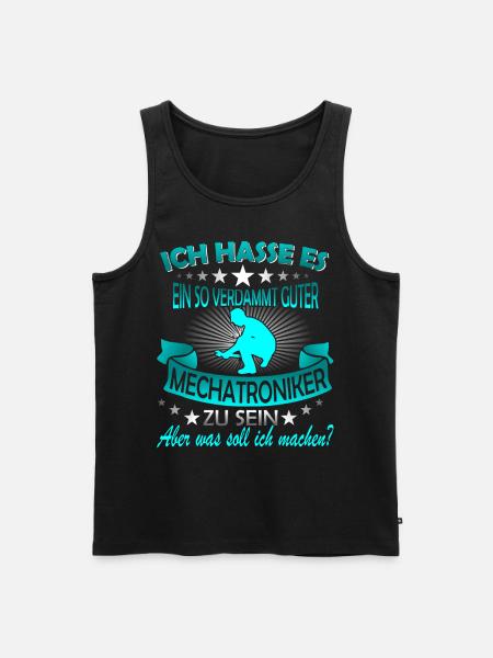 Mechatroniker / Mechatronikerin / Mechatronik - Männer Premium Bio Tank Top - Schwarz