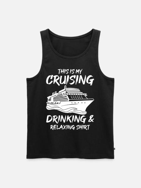 Funny cruising - Men's Premium Organic Tank Top - black
