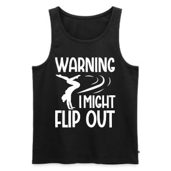 Funny Gymnastics for Girls - Männer Premium Bio Tank Top - Schwarz - Vorne - Michal (187cm)