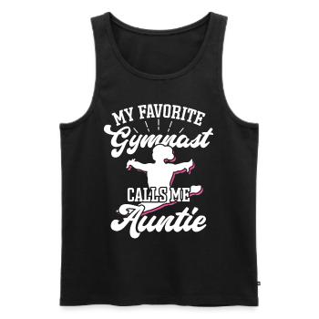 Gymnastique amusante pour les filles - Débardeur bio Premium Homme - noir - Devant - Michal (187cm)